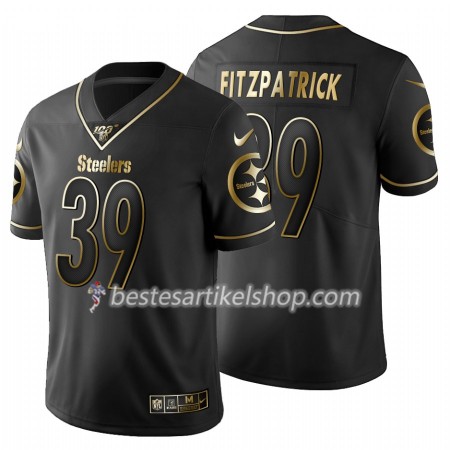Herren Pittsburgh Steelers Trikot Minkah Fitzpatrick 39 Nike Schwarz Golden Edition 100th